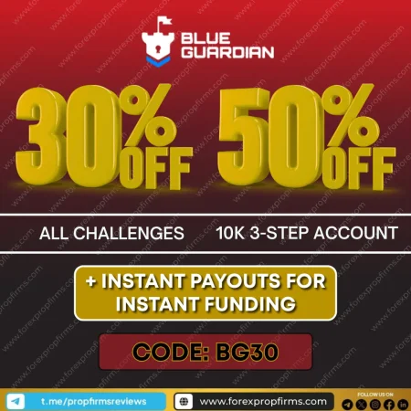 Blue Guardian Funding Discount: Up to 50% Off & Instant Payouts!