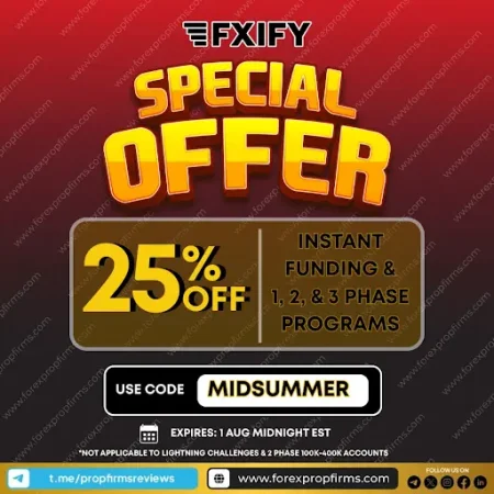 FXIFY 25% Off Funding Programs – Summer Deal You Can’t Miss!