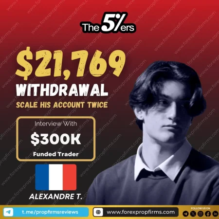 The5ers Funded Trader Success – Alexandre T. Makes Waves at 19