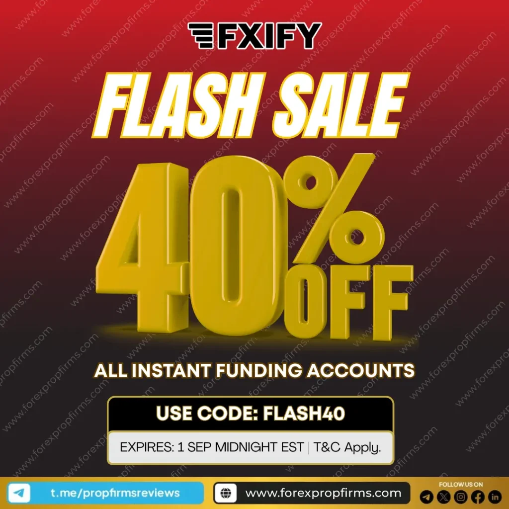 FXIFY flash sale 40% off