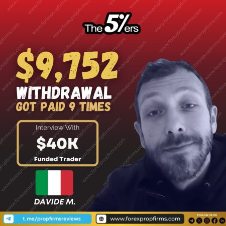 The 5ers Trader Davide M. Achieves $9,752 in Total Withdrawals!