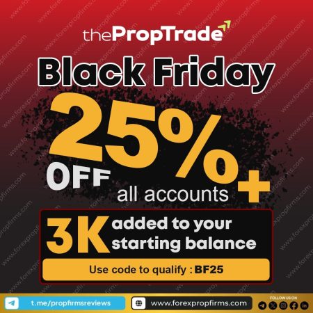 thePropTrade Black Friday Deals: Discounts and Account Boosts!